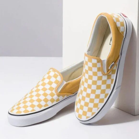 Vans Classic Checkerboard Slip-Ons - Picture 1 of 8